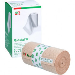 Rosidal K 10см*5м, эластический бинт малой растяжимости, 1 шт.